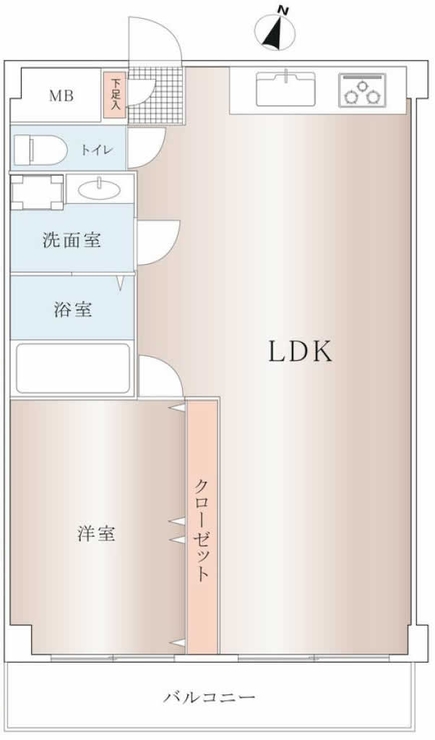 ワコーマンション府中間取り