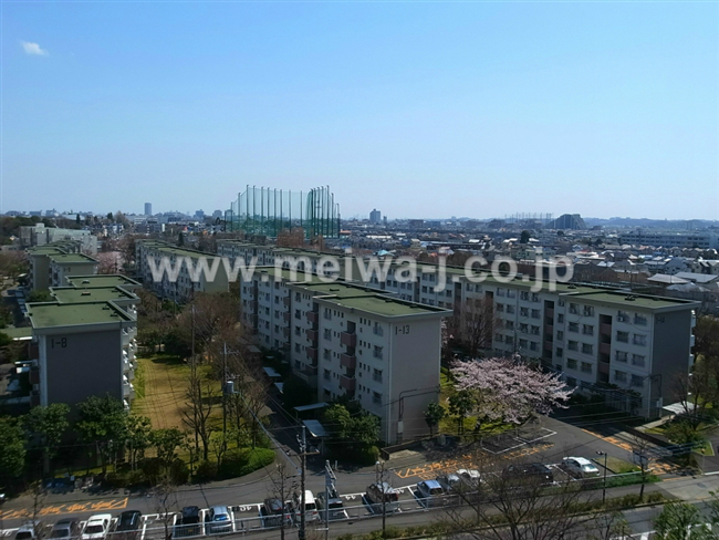 車返団地1街区(押立町2)の外観
