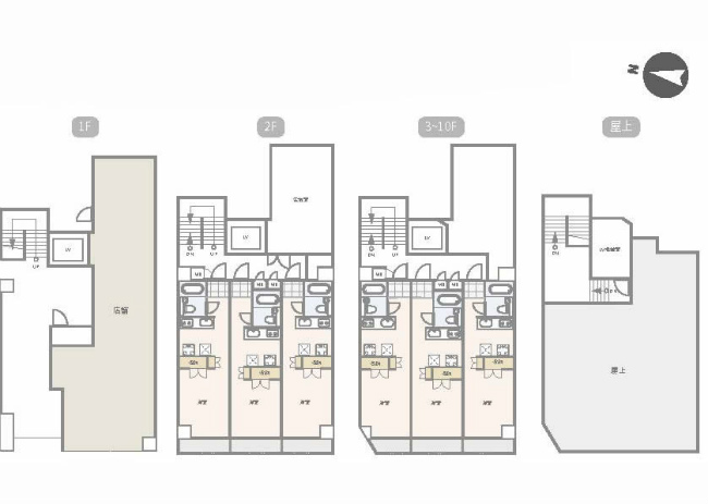 若松町2丁目一棟売マンション間取り