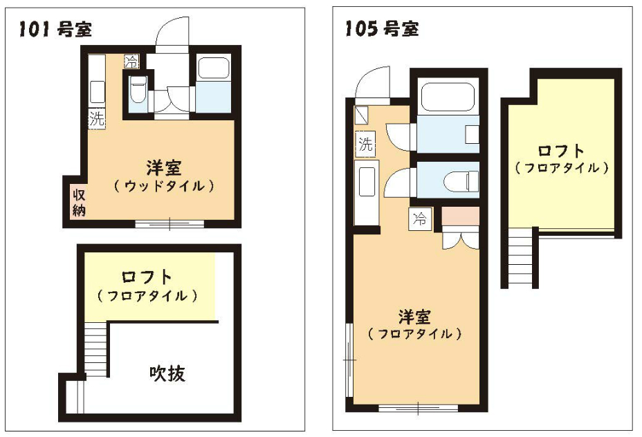 本町2丁目売りアパート間取り