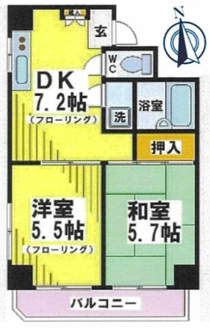 若松町1丁目一棟売マンション間取り