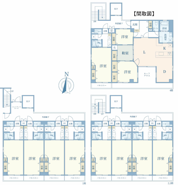 是政5丁目一棟売マンション間取り