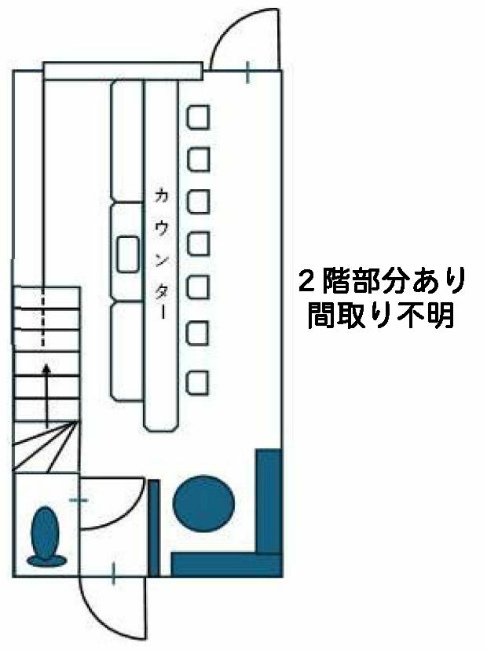 四谷3丁目売り店舗間取り