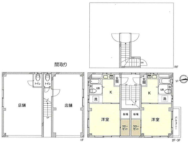府中市小柳町1丁目一棟売マンションs-3258間取り