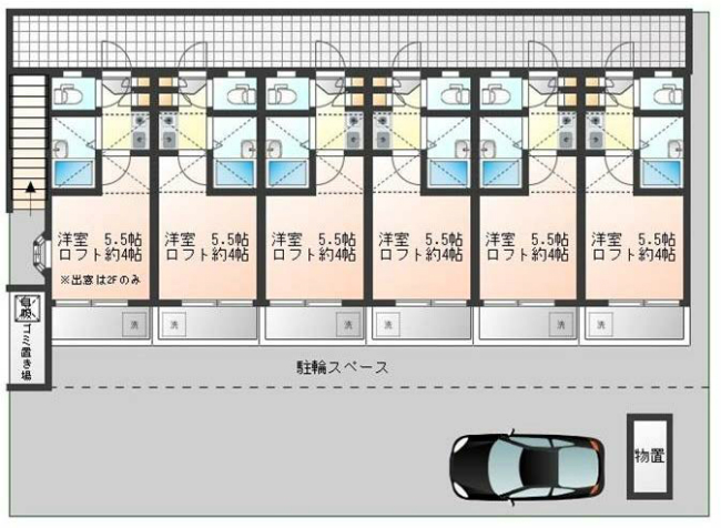 府中市四谷1丁目売りアパートs-3310間取り