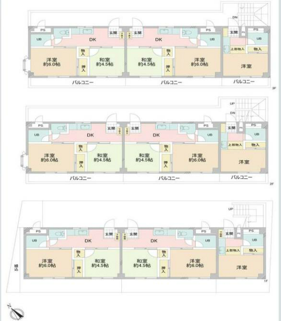 府中市浅間町2丁目一棟売マンションs-3315間取り