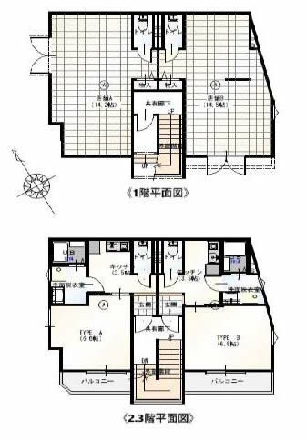 府中市朝日町2丁目売りアパートs-3352間取り