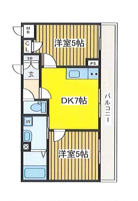 仮)若松町4丁目新築賃貸アパート102間取り