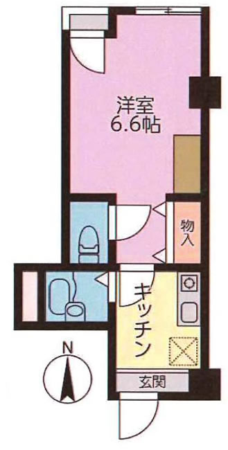 陽輪台府中306間取り