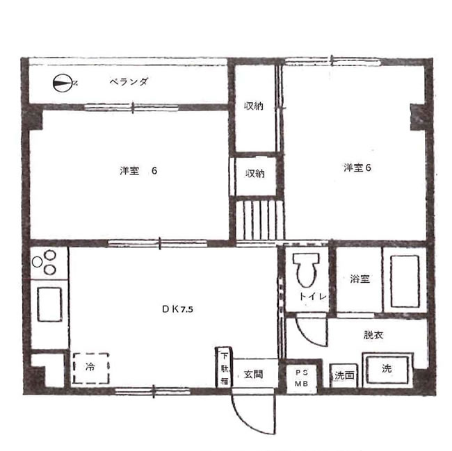 ファーストビレッジ303間取り