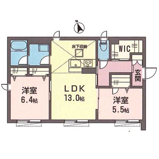 ドルフ白糸台の間取り