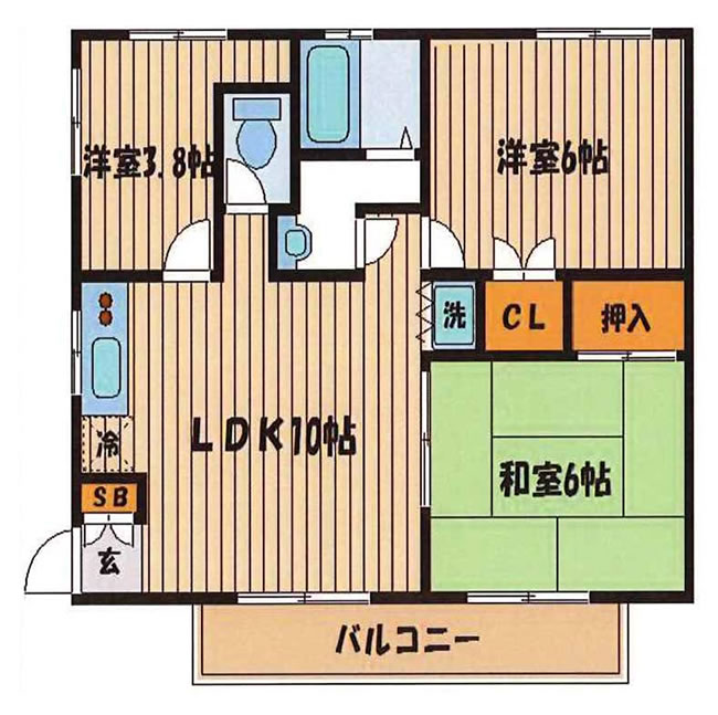 ウェルディ府中の間取り