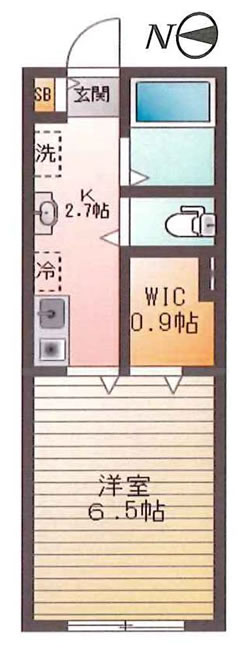 プレジール八幡町の間取り