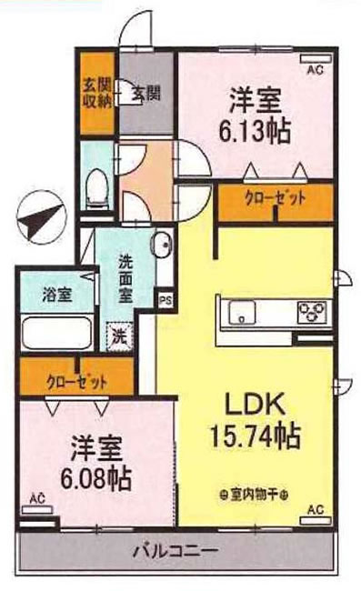 シャルムの間取り