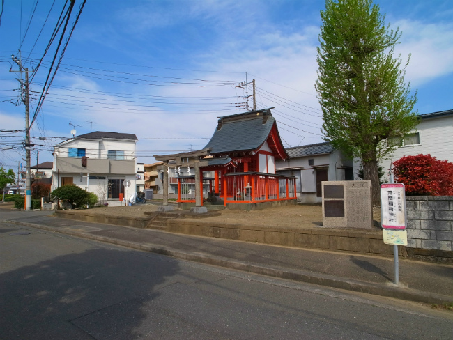 芝間稲荷神社(下り)